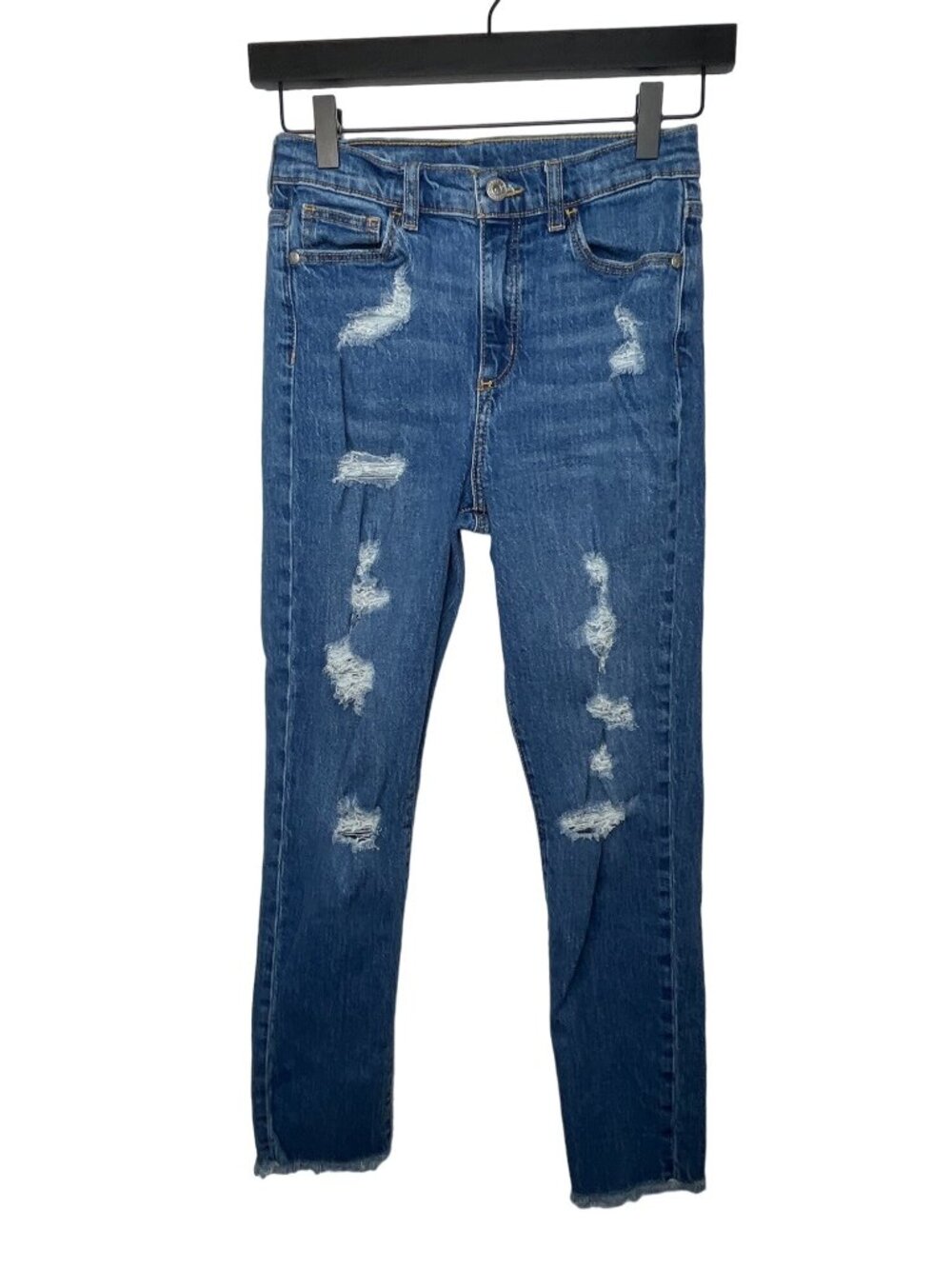 Art Class Girls Jeans Size 12 Skinny Ripped Distressed Stretch Y2K Denim